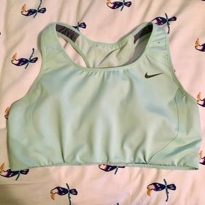 Light green Nike sports bra